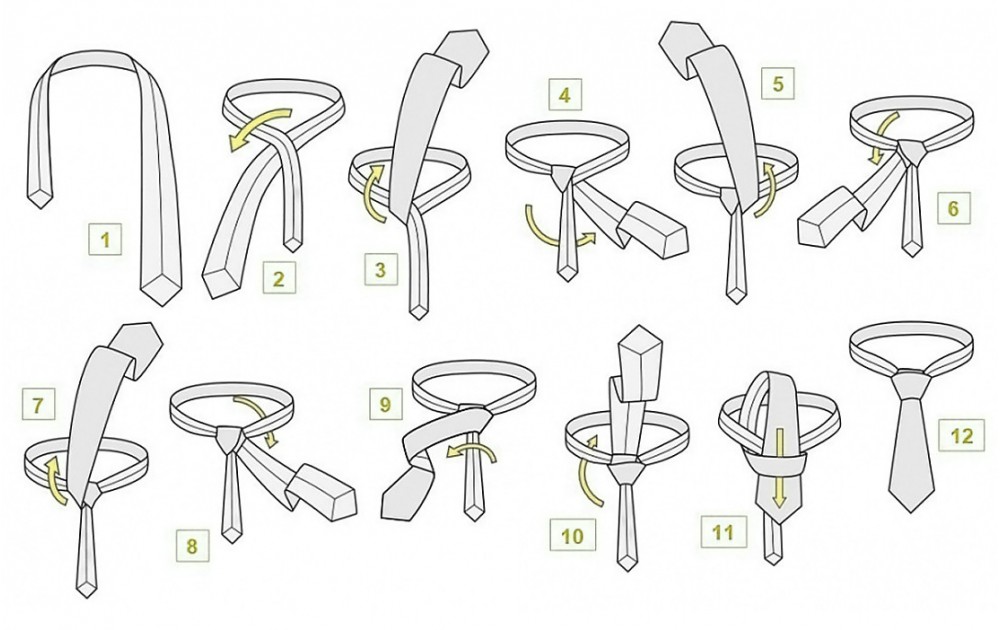 Как завязать галстук? 5 лёгких способов